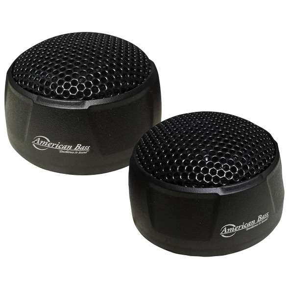 American Bass SQ-T1 | 1 Inch 150W 4 Ohm Silk Dome Surface Mount Tweeters (4 Pack)